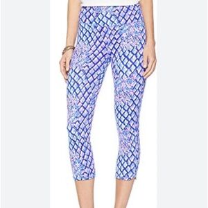 Lilly Pulitzer weekender crop royal‎ purple pop up toe in XS